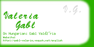 valeria gabl business card